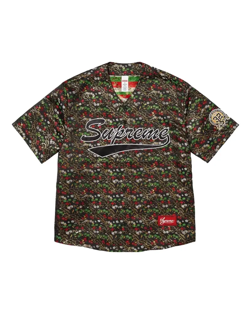 Supreme Being floral-jacquard jersey - Schwarz Schwarz