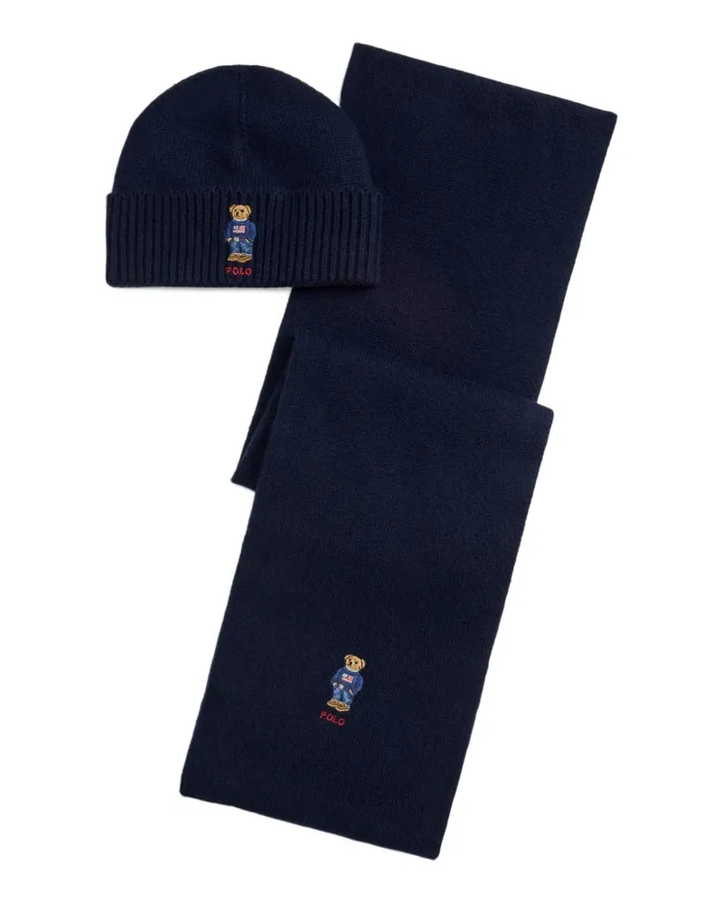 Ralph Lauren Polo Bear Schal - Blau Blau