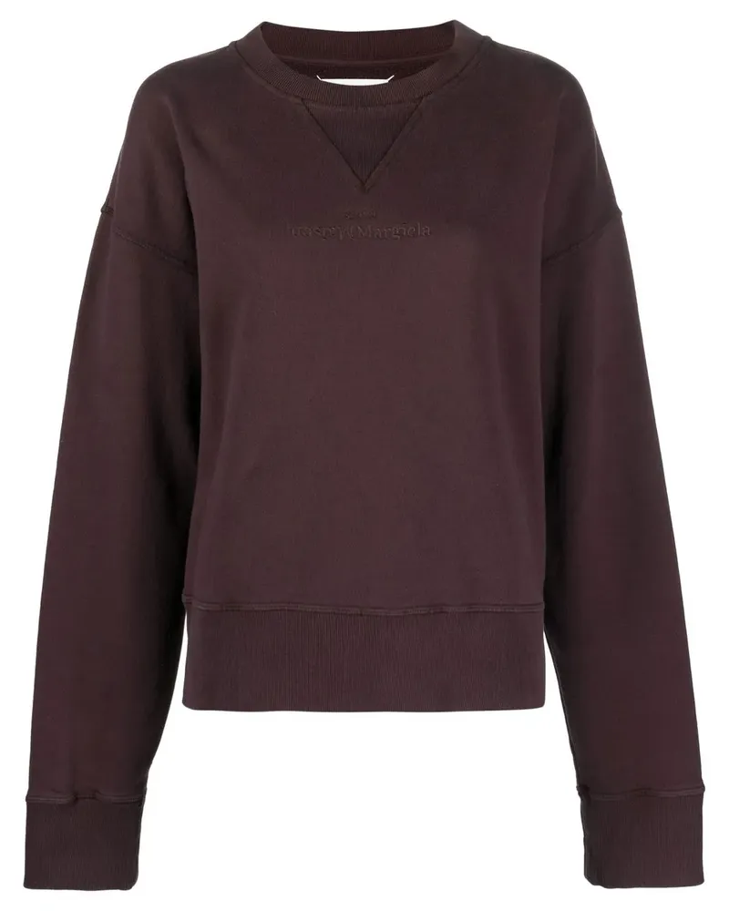 Maison Margiela Sweatshirt aus Bio-Baumwolle - Rot Rot