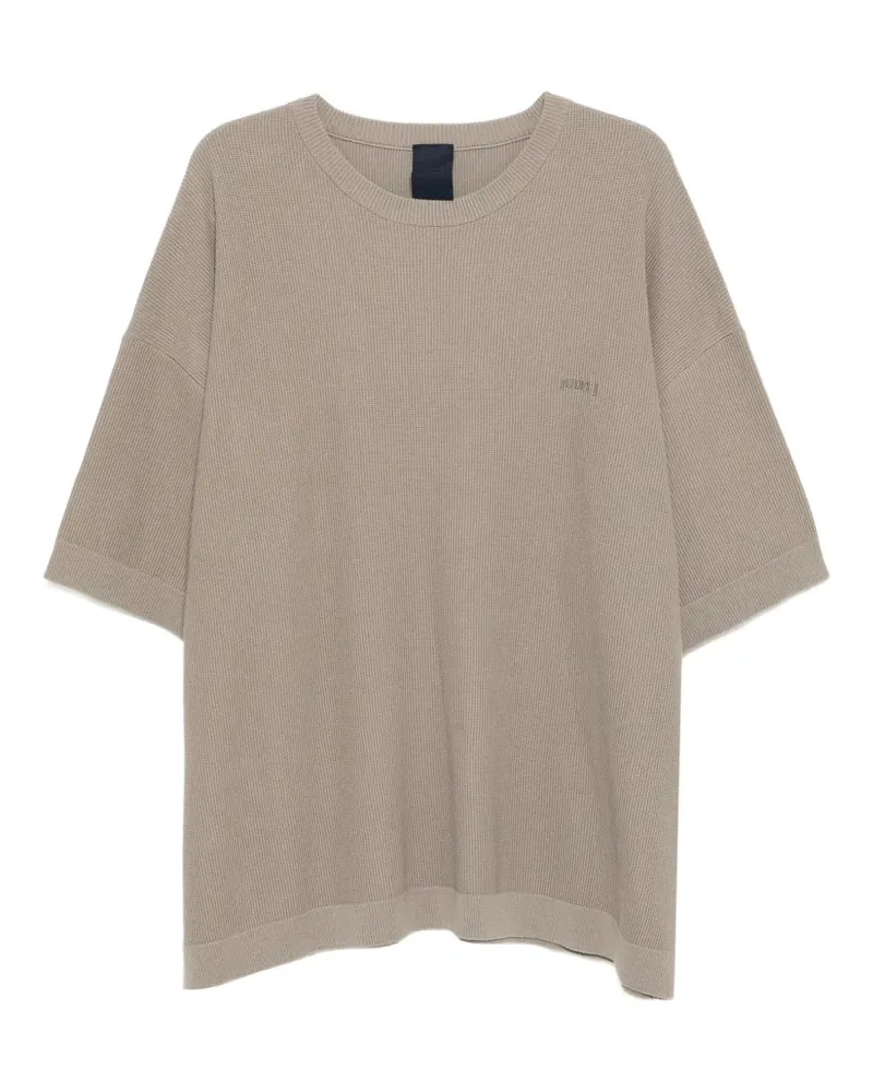 JUUN.J T-Shirt mit Logo-Stickerei - Grün Grün