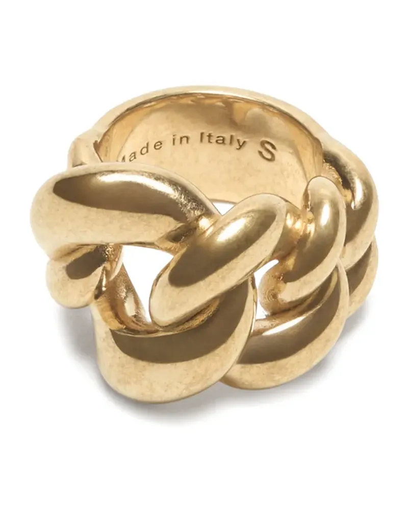 Acne Studios Ring im Kettendesign - Gold Gold