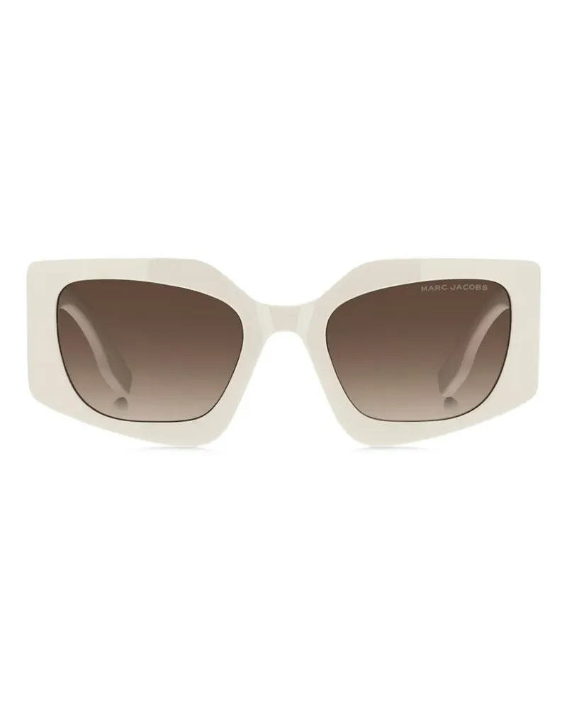 Marc Jacobs Sonnenbrille mit geometrischem Gestell - Nude Nude