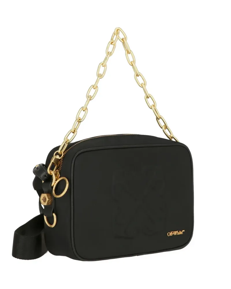 OFF-WHITE Arrows-motif chain-link clutch bag - Schwarz Schwarz