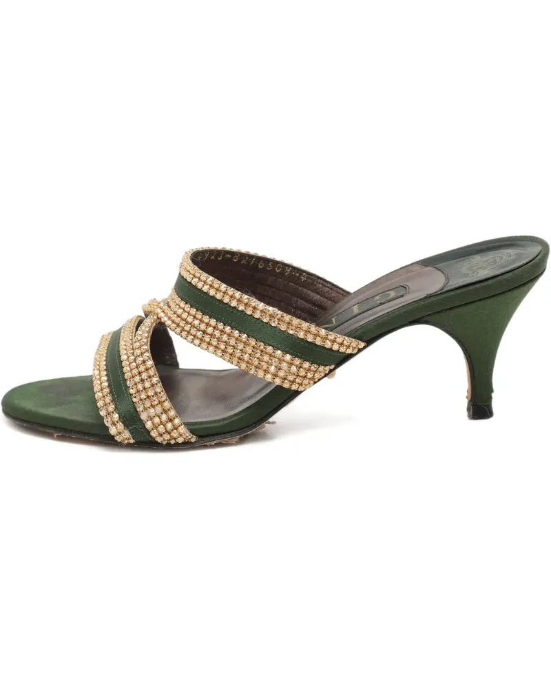 Gina crystal-embellishment sandals - Grün Grün