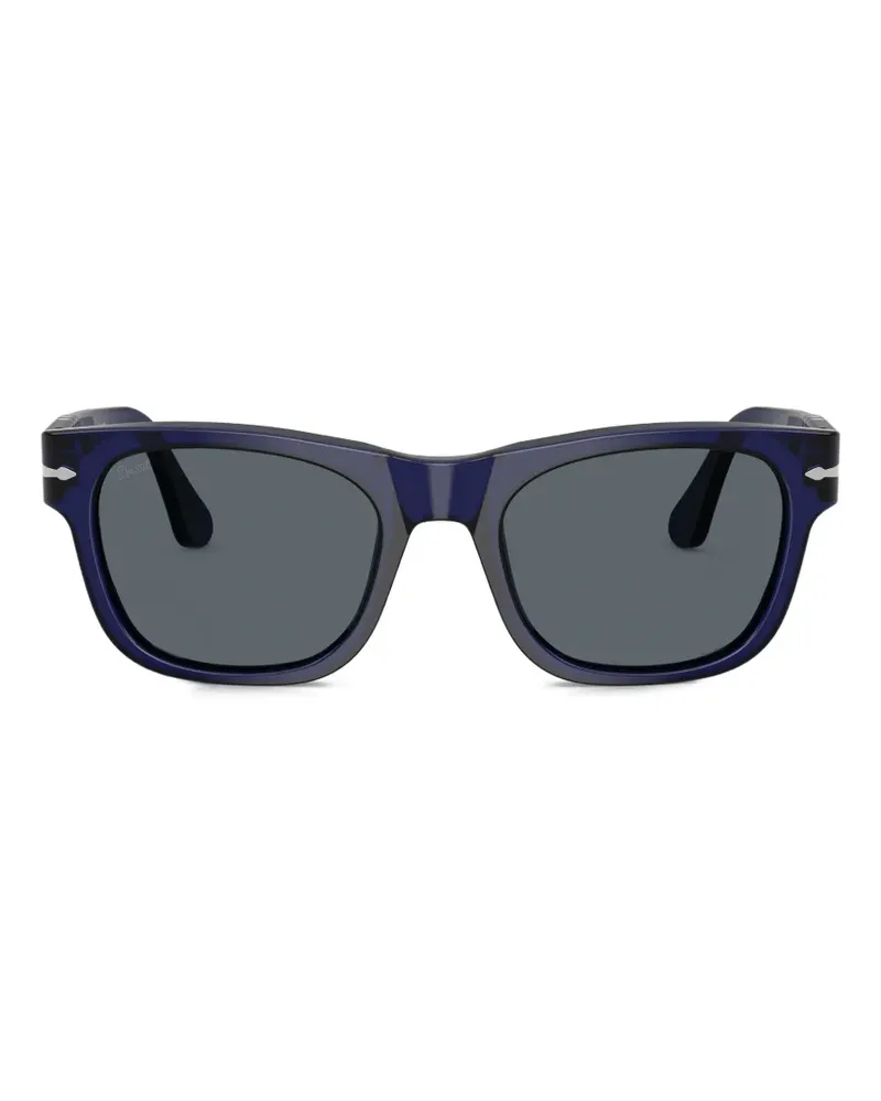 Persol Sonnenbrille mit eckigem Gestell - Blau Blau