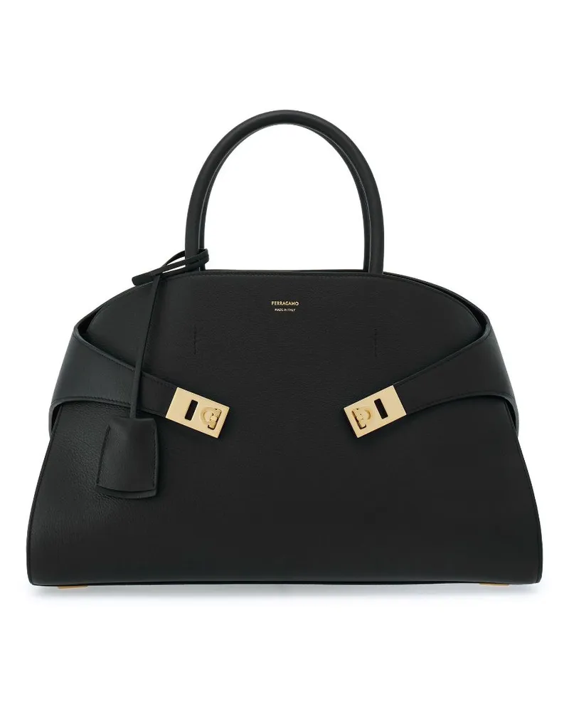 Ferragamo Klassischer Shopper - Schwarz Schwarz