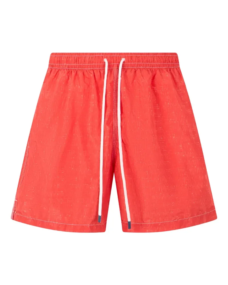 Fedeli drawstring-waist swim shorts - Rot Rot