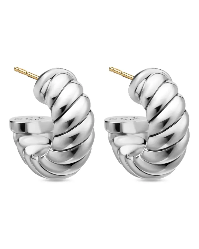 David Yurman Sculpted Cable Shrimp Sterlingsilberohrringe 20,5mm Silber