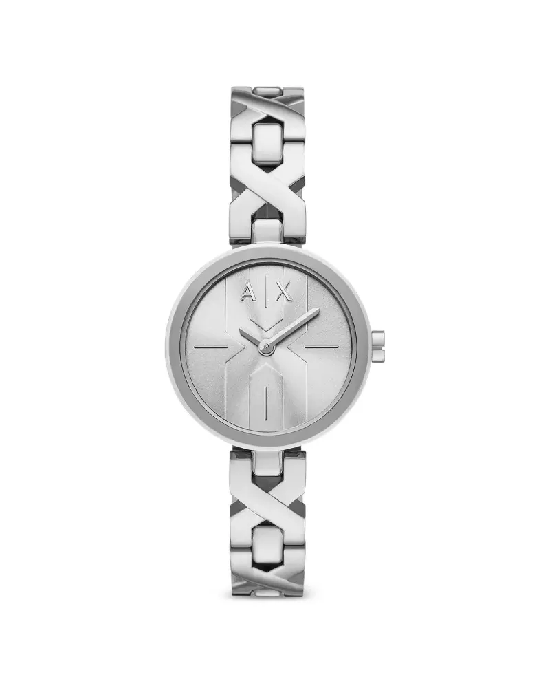 Armani Exchange round-shape 46mm watch - Silber Silber
