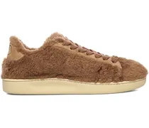 Royco Sneakers mit Shearling-Effekt - Braun