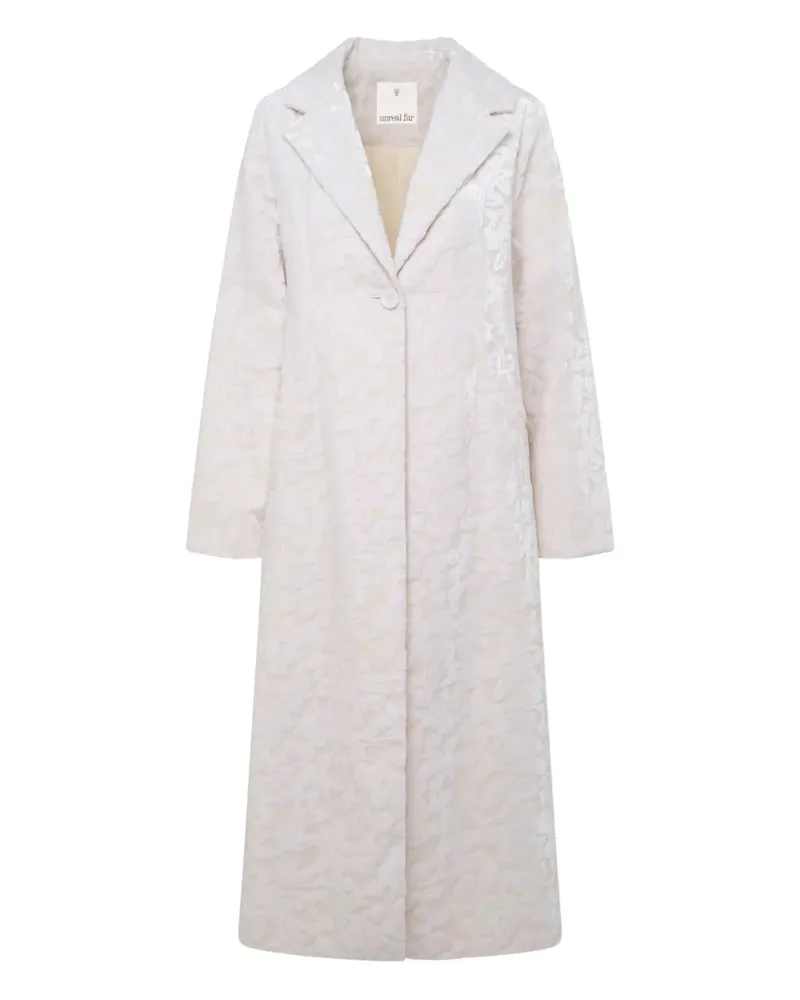UNREAL FUR Romantique Mantel - Weiß Weiß
