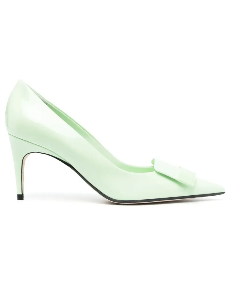 Sergio Rossi Pumps mit Applikation - Grün Grün