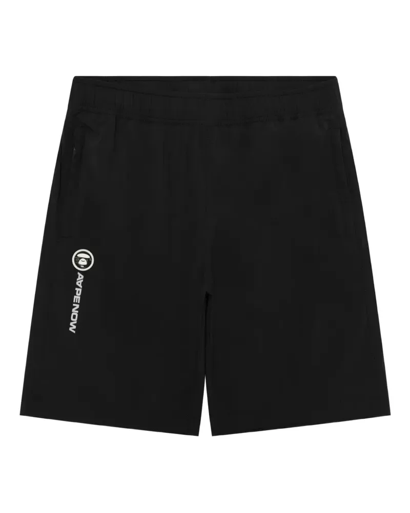 BAPE Shorts mit Logo - Schwarz Schwarz