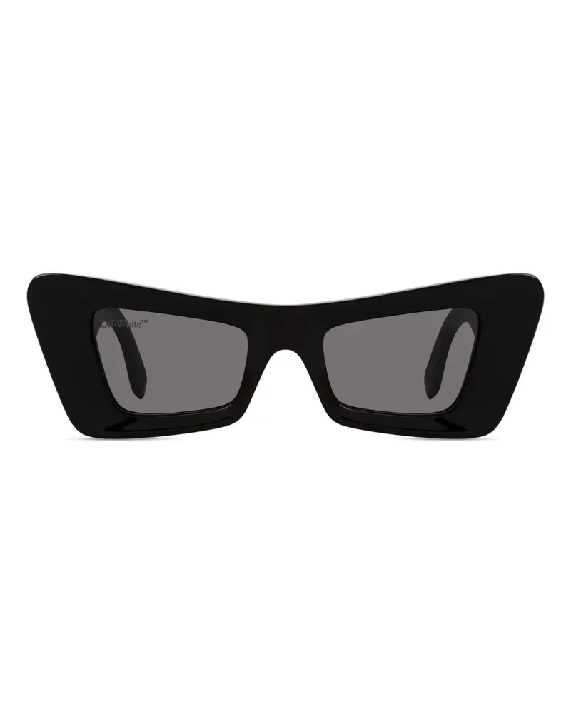 OFF-WHITE Accra Cat-Eye-Sonnenbrille - Schwarz Schwarz