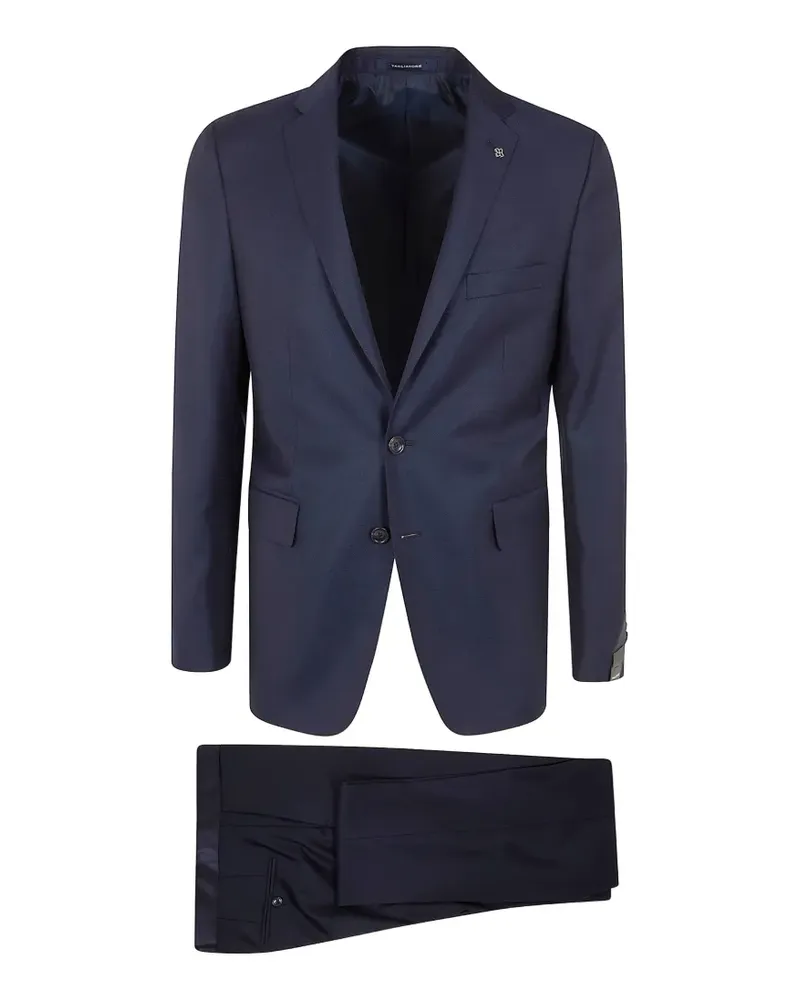 Tagliatore Anzug mit fallendem Revers - Blau Blau