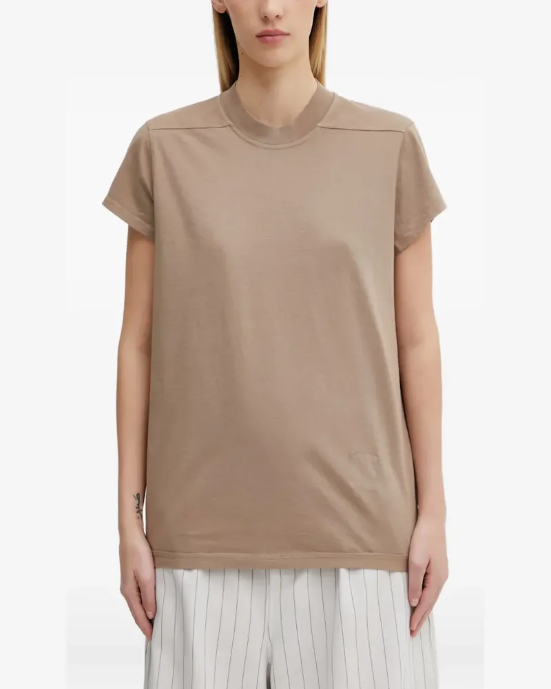 DRKSHDW by Rick Owens Small Level seam-detail T-shirt - Braun Braun