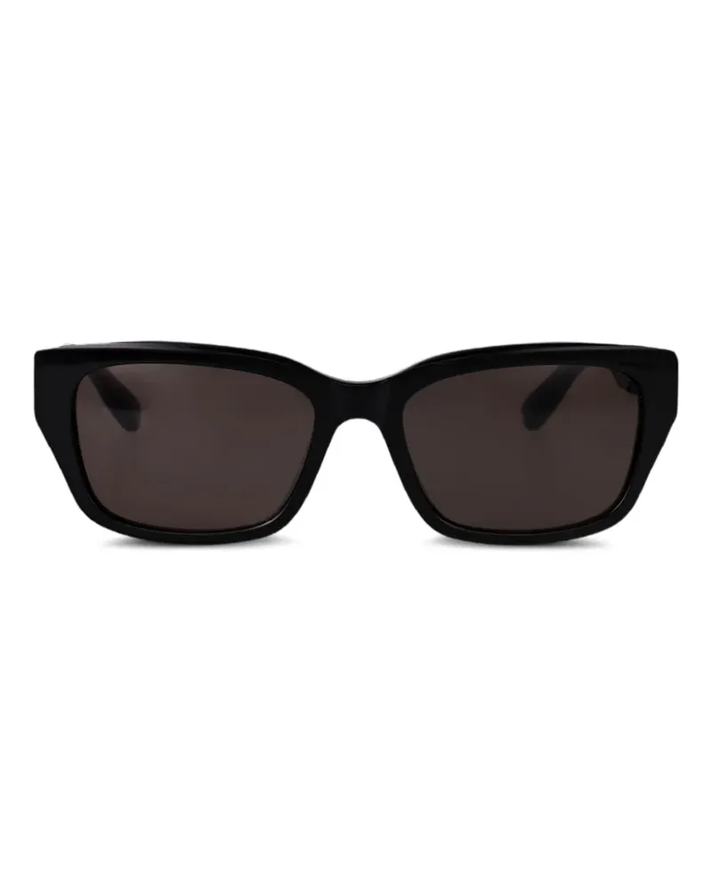 Balenciaga Sonnenbrille mit eckigem Gestell - Schwarz Schwarz