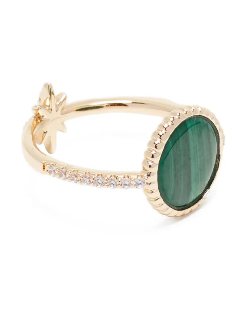 APM Monaco Malachite Météorites Ring - Gold Gold
