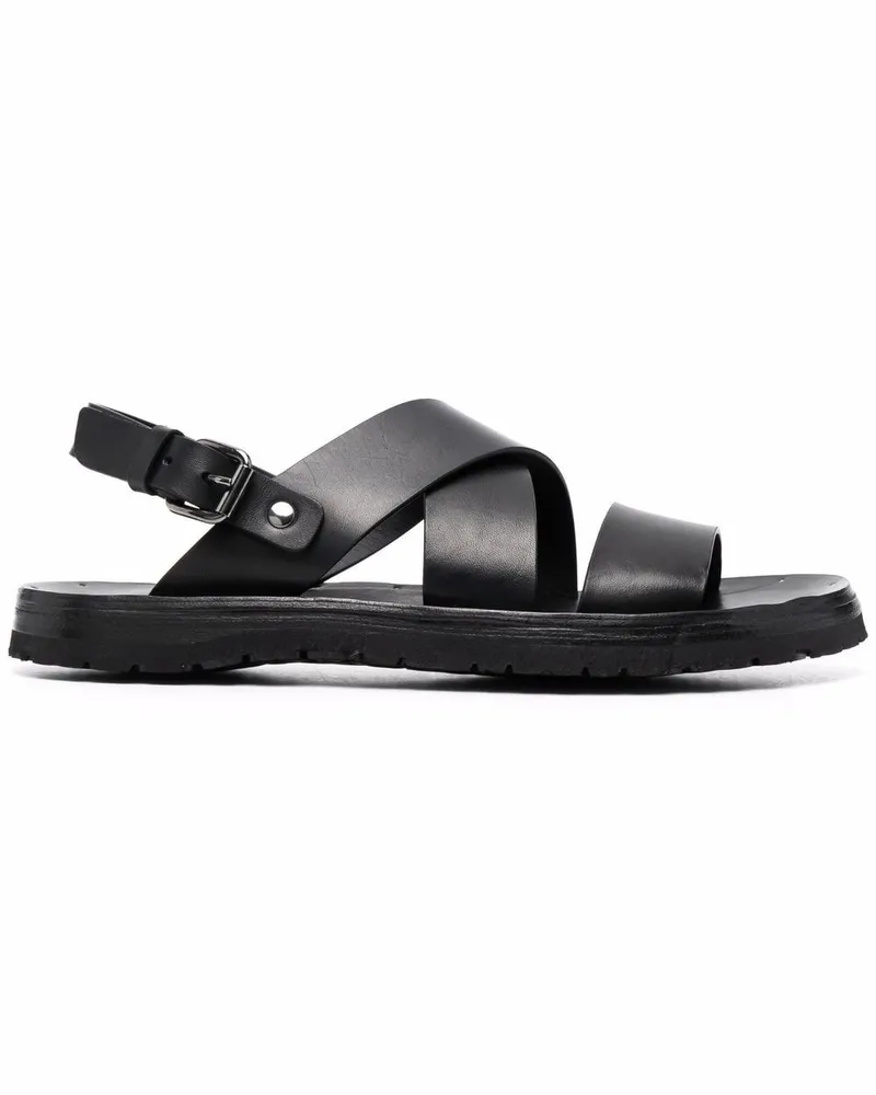 Officine Creative Italia Klassische Riemensandalen - Schwarz Schwarz