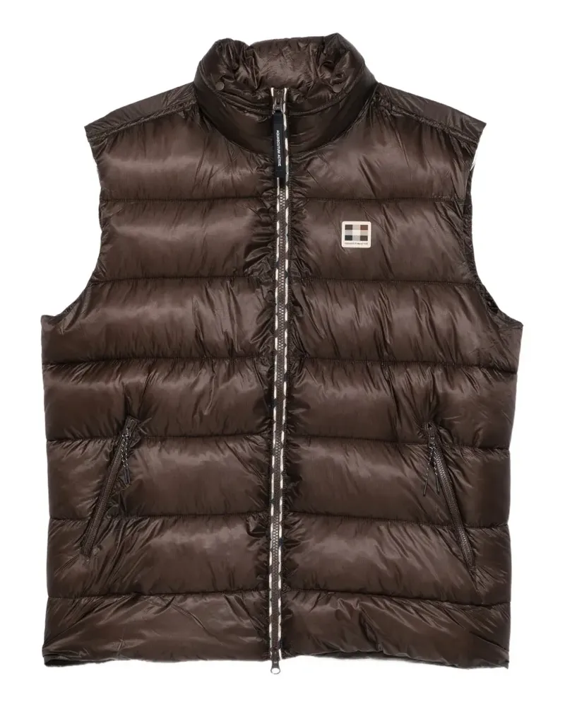 Aquascutum Veil-N puffer gilet - Braun Braun