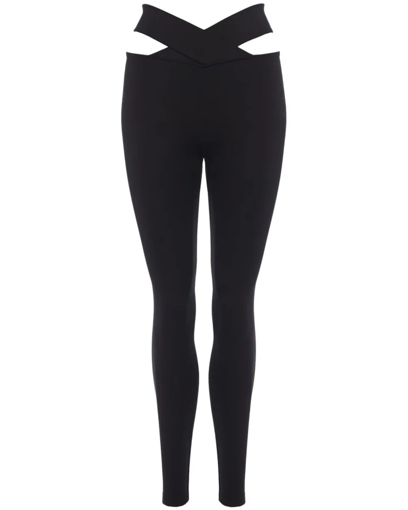 Eres Clarisse Leggings mit Cut-Out - Schwarz Schwarz
