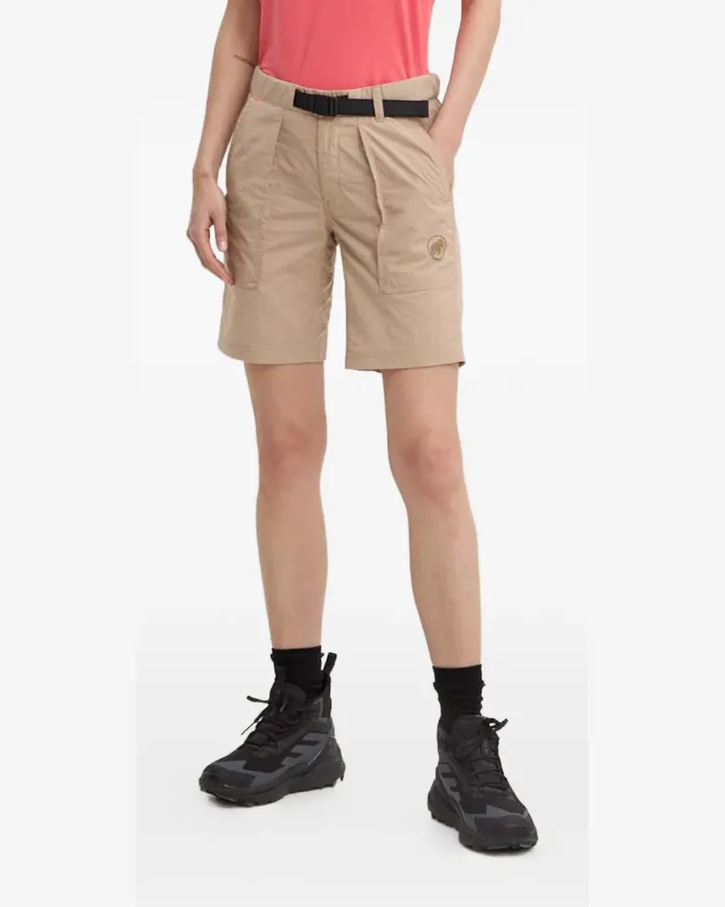 Mammut Runbold IV logo-print shorts - Nude Nude