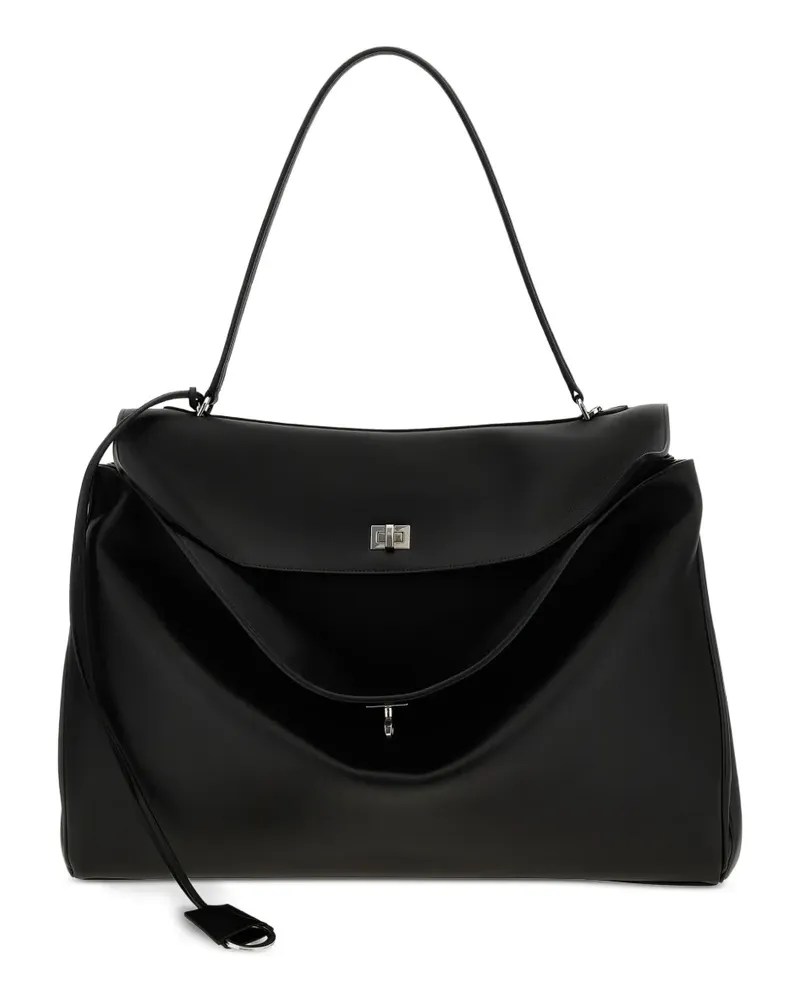 Balenciaga XL Rodeo Schultertasche - Schwarz Schwarz