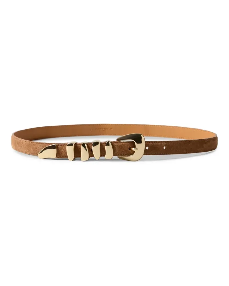 Claudie Pierlot Westerngürtel mit Wildleder-Finish - Nude Nude