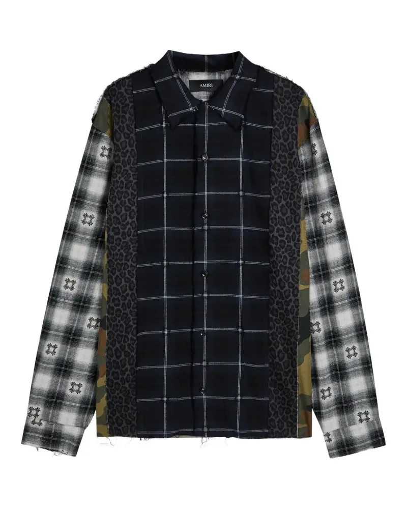 Amiri check-pattern shirt - Blau Blau