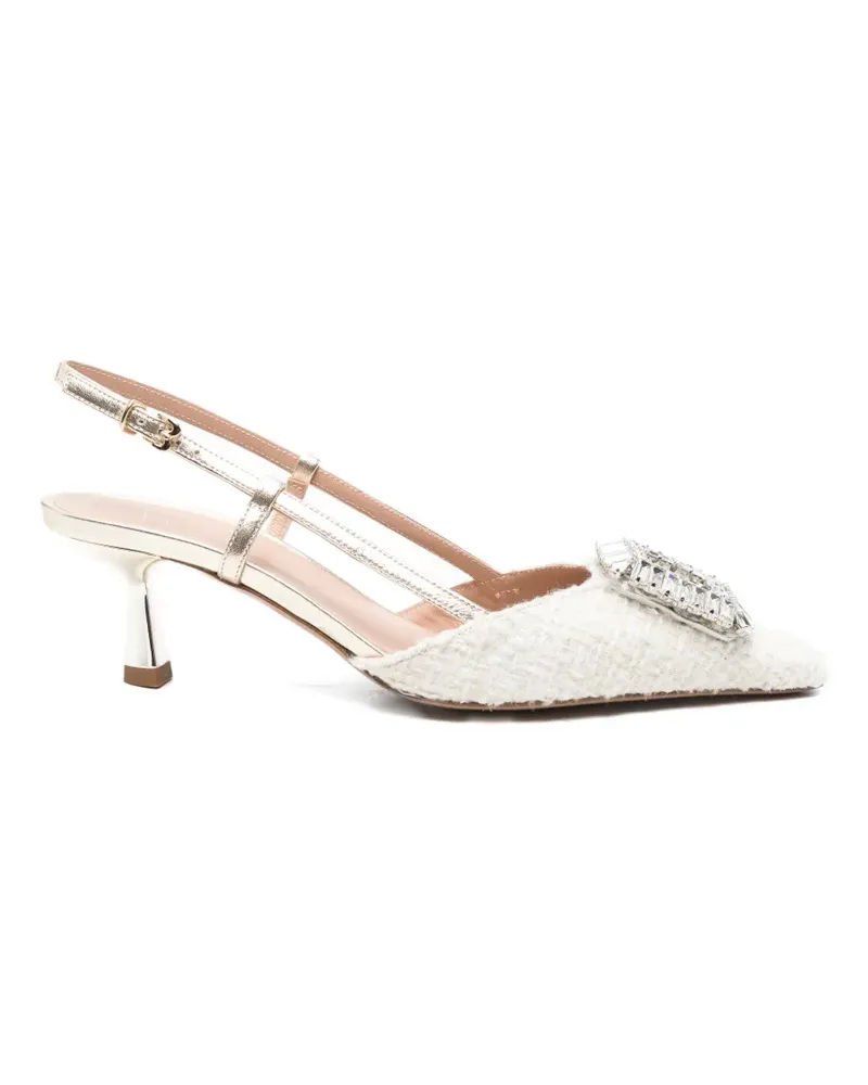 FESTA Milano Ingrid buckle pumps - Nude Nude