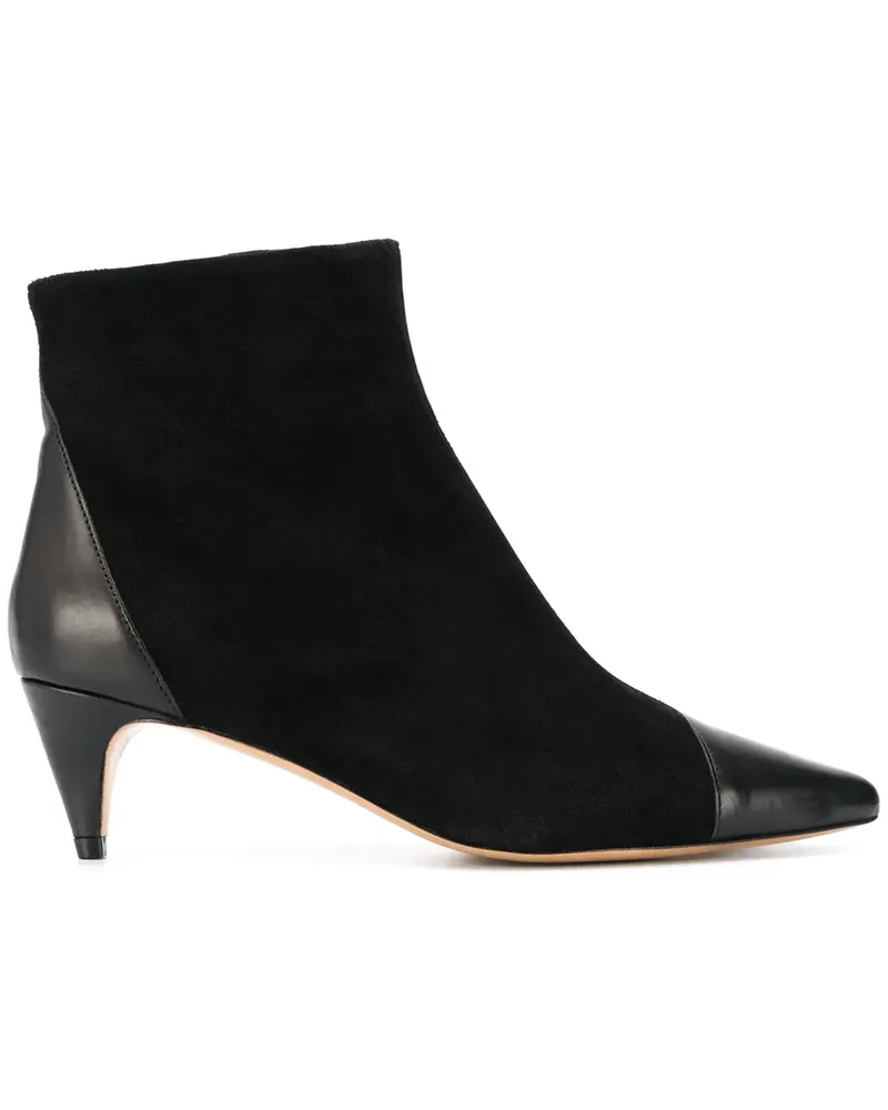 Isabel Marant Kitten-Heel-Stiefel mit spitzer Kappe - Schwarz Schwarz