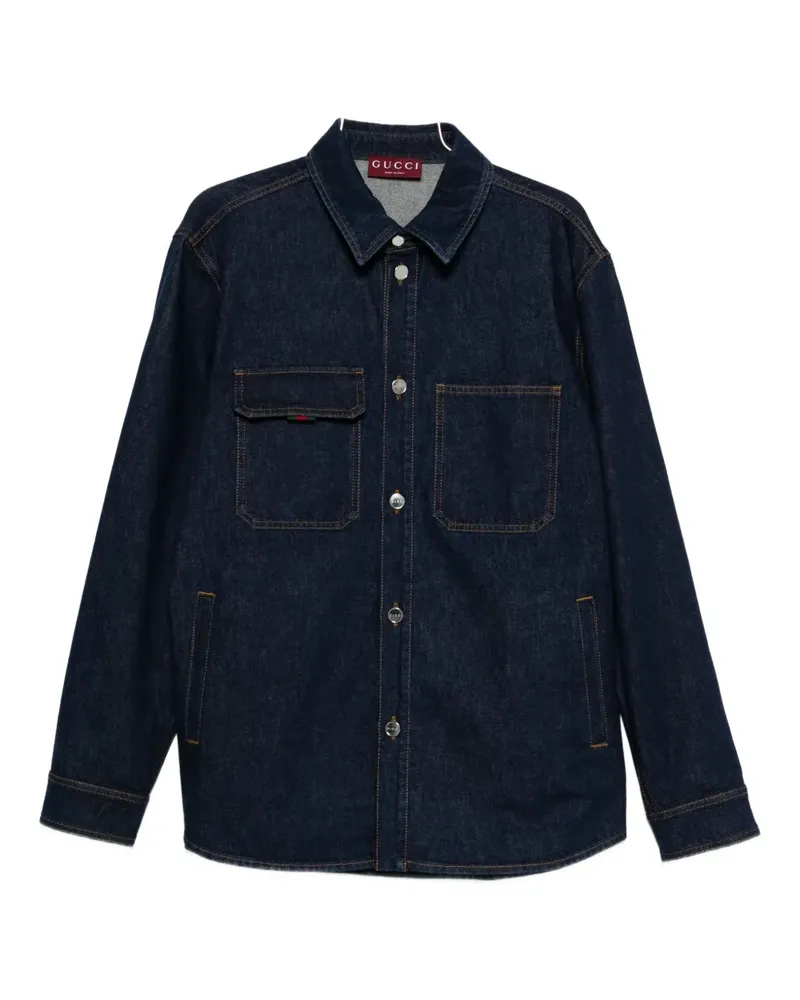 Gucci Klassisches Jeanshemd - Blau Blau