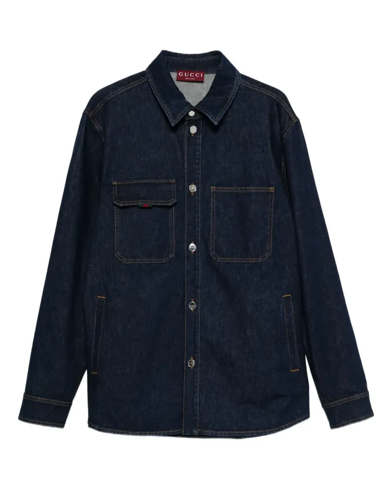Gucci Klassisches Jeanshemd - Blau Blau