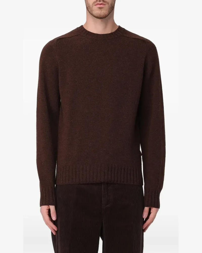 Sebago crew-neck wool sweater - Braun Braun