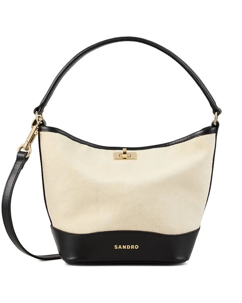 Sandro Mini Tangoso Beuteltasche - Nude Nude