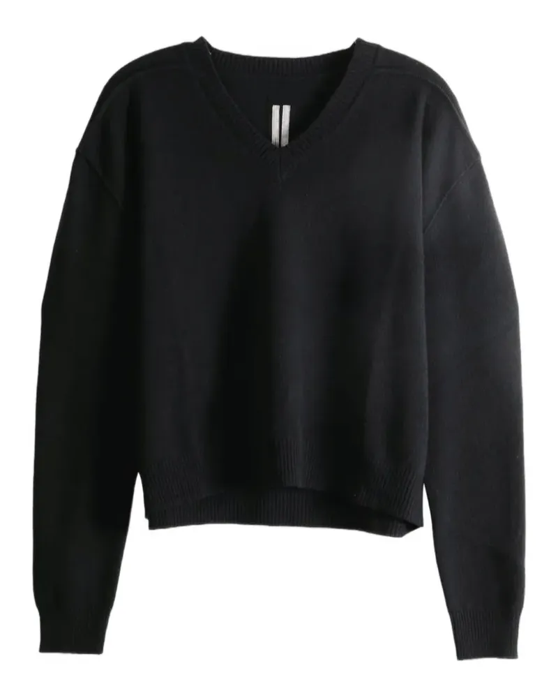 Rick Owens Pullover mit V-Ausschnitt - Schwarz Schwarz