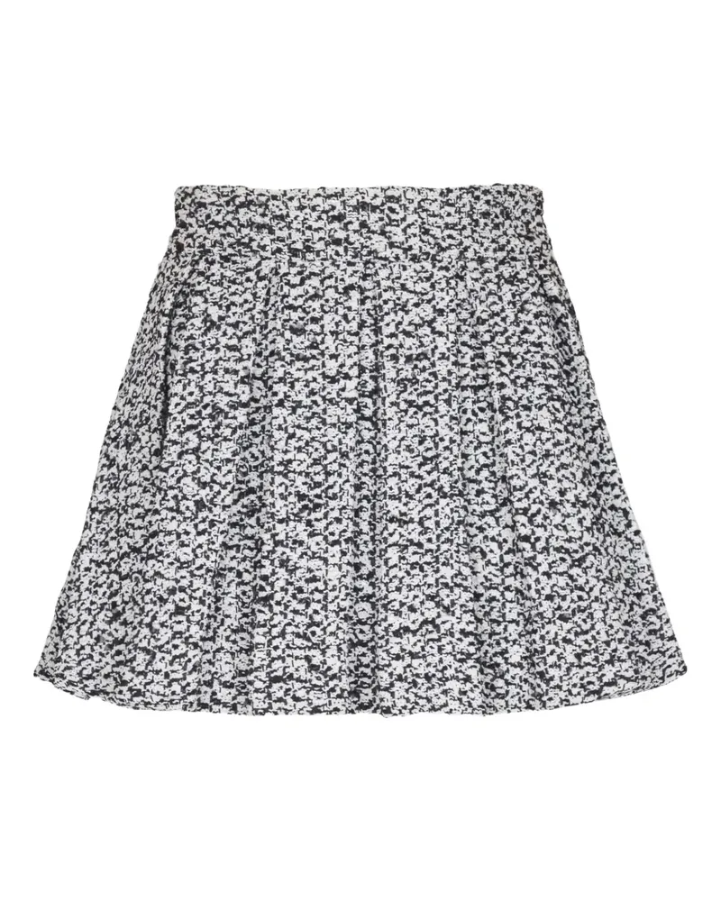 Balmain Minirock mit hohem Bund - Weiß Weiß