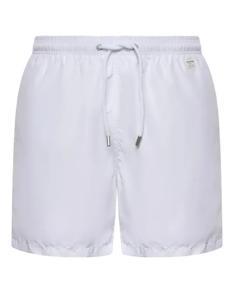 MC2 Saint Barth Pantone-label drawstring swim shorts - Weiß Weiß