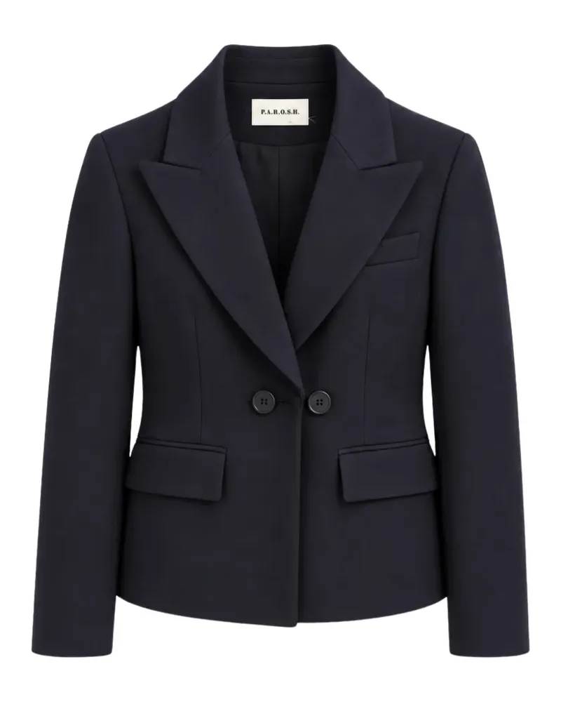 P.A.R.O.S.H. P.A.R.O H. peak-lapel double-breasted blazer - Blau Blau