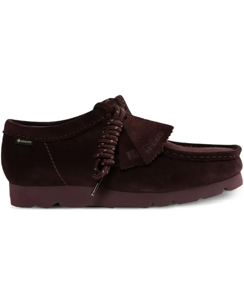 Clarks Wallabee Schnürschuhe - Violett Violett