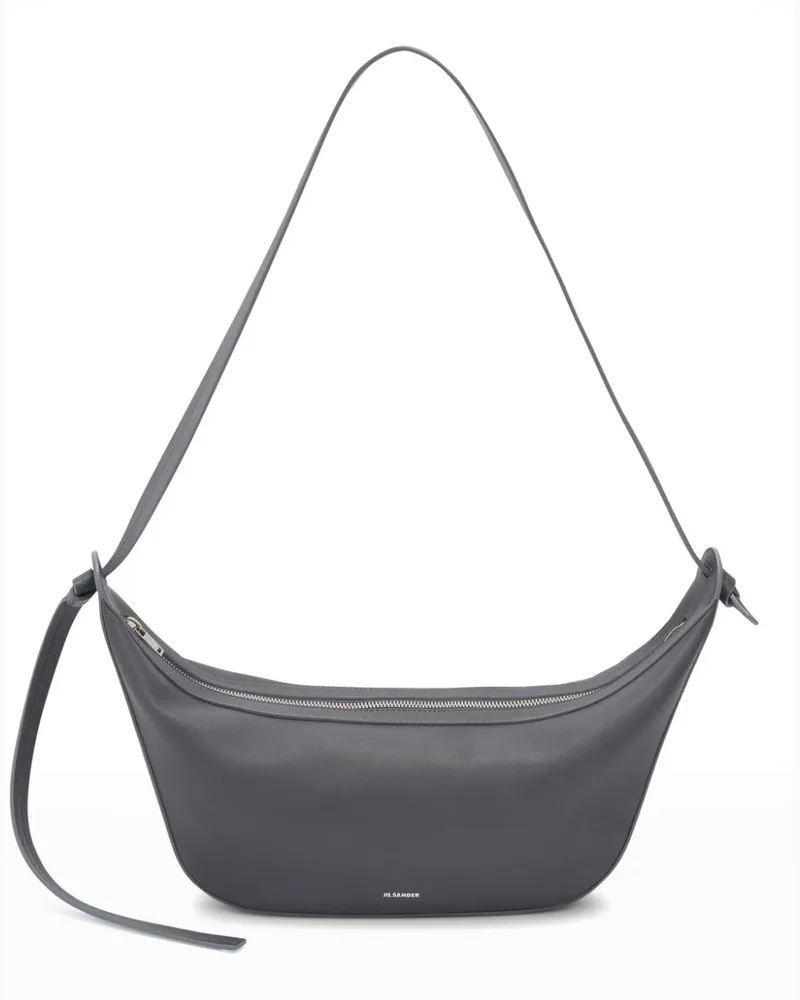 Jil Sander Schultertasche mit Knotendetail - Grau Grau