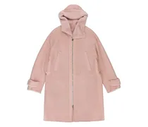 Mantel aus Schafsleder - Rosa