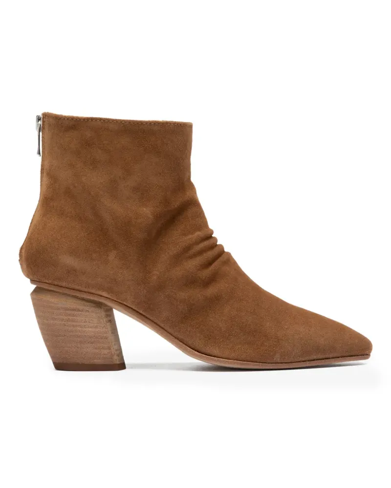 Officine Creative Italia Severine 008 pointed-toe zip boots - Braun Braun