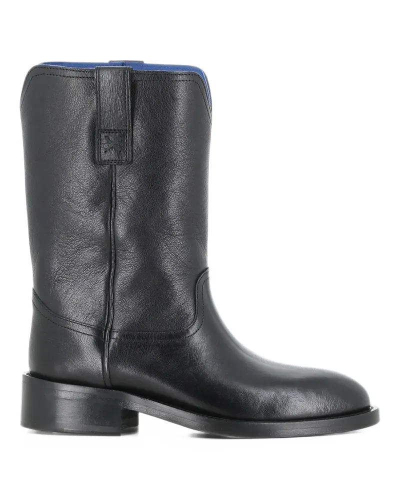 Paul Smith Schwarze Campbell Stiefel Schwarz