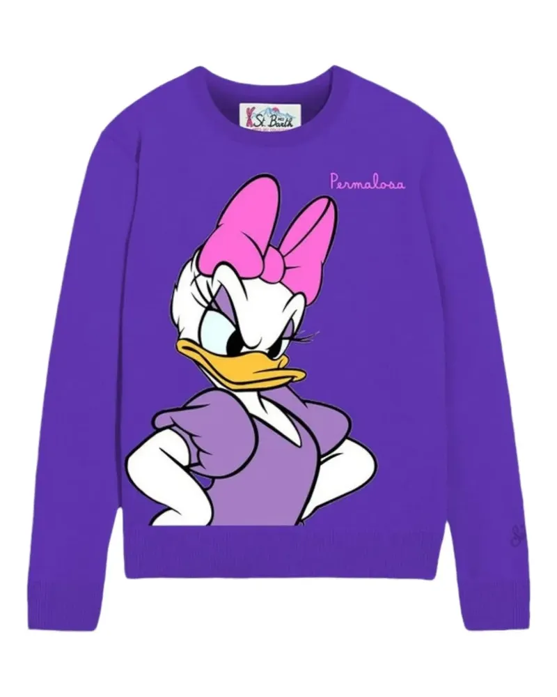 MC2 Saint Barth x Disney Pullover mit Print - Violett Violett