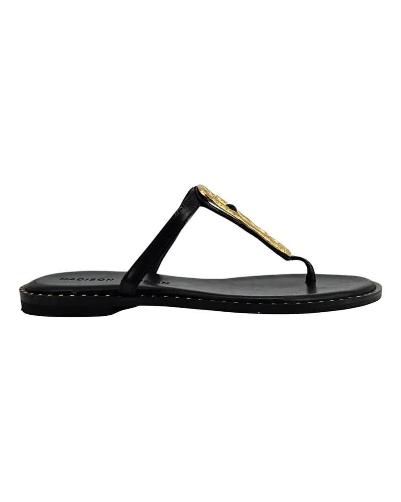 MADISON.MAISON hammered link sandals - Schwarz Schwarz