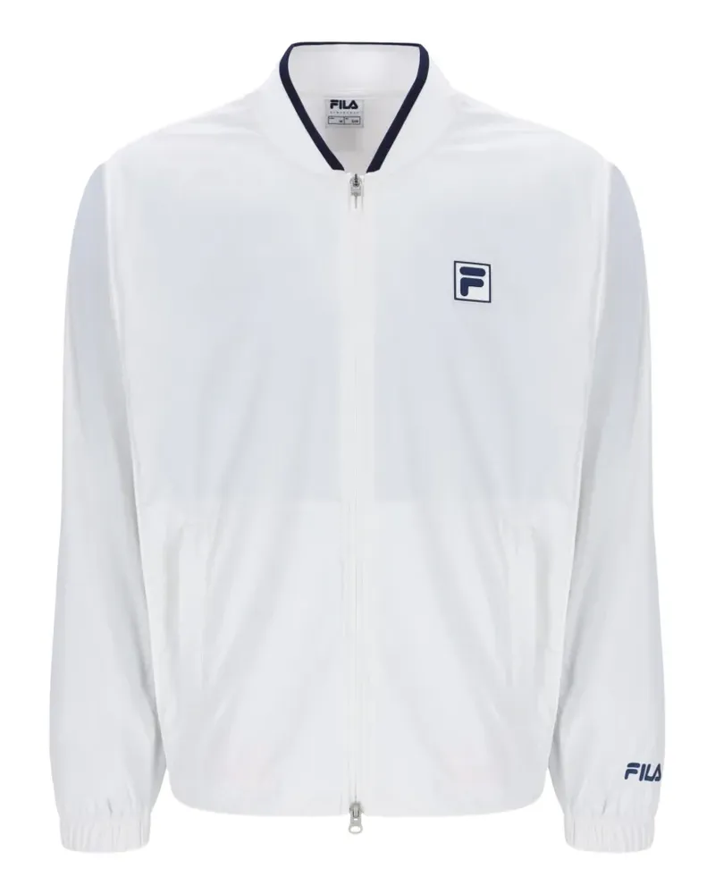 Fila Jacke mit Logo-Patch - Weiß Weiß