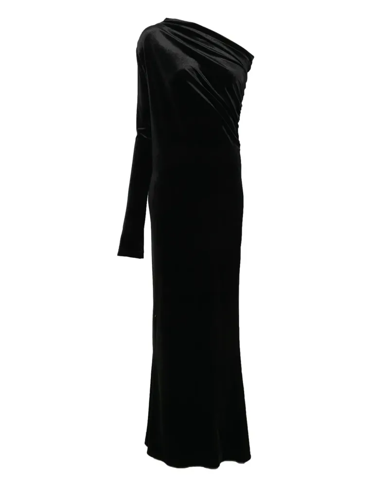 ALCHEMY Abendkleid aus Samt - Schwarz Schwarz