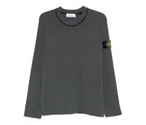 Sweatshirt mit Rundhalsausschnitt - Grau