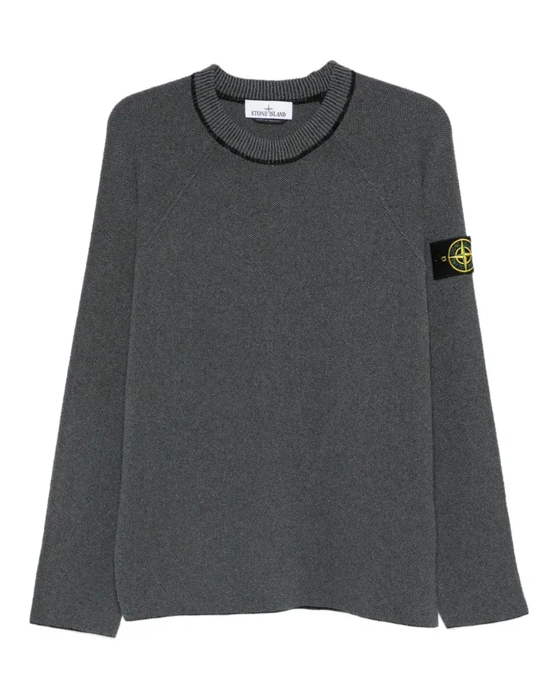 Stone Island Sweatshirt mit Rundhalsausschnitt - Grau Grau